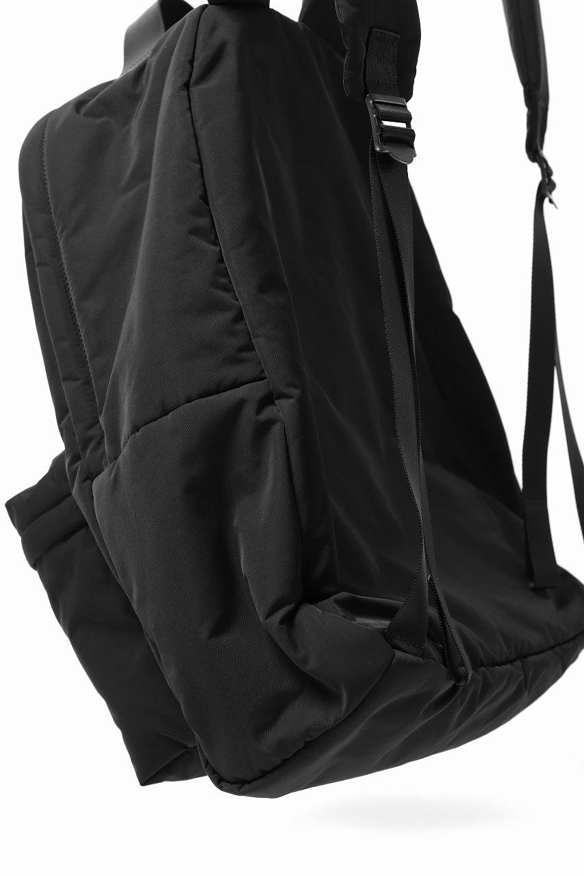 Y's PADDED BACK PACK / MEMORY WEATHER (BLACK)