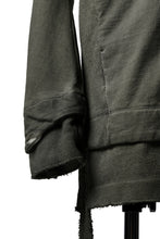 画像をギャラリービューアに読み込む, A.F ARTEFACT LAYERED LONG ZIP HOODIE JACKET / SWITCH FABRIC (COLD DYED KHAKI)