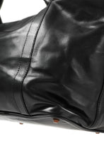 画像をギャラリービューアに読み込む, ierib ONE SHOULDER BOSTON BAG / smooth horse leather (BLACK)