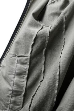 画像をギャラリービューアに読み込む, A.F ARTEFACT LAYERED LONG ZIP HOODIE JACKET / SWITCH FABRIC (COLD DYED KHAKI)