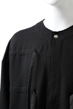 Load image into Gallery viewer, ALMOSTBLACK CHINA CODE SWEAT CARDIGAN (BLACK)