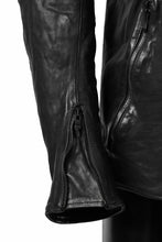 Load image into Gallery viewer, incarnation exclusive COVERED DOUBLE/BREAST JACKET / CALF FULL GRAIN  (BLACK EDITION)