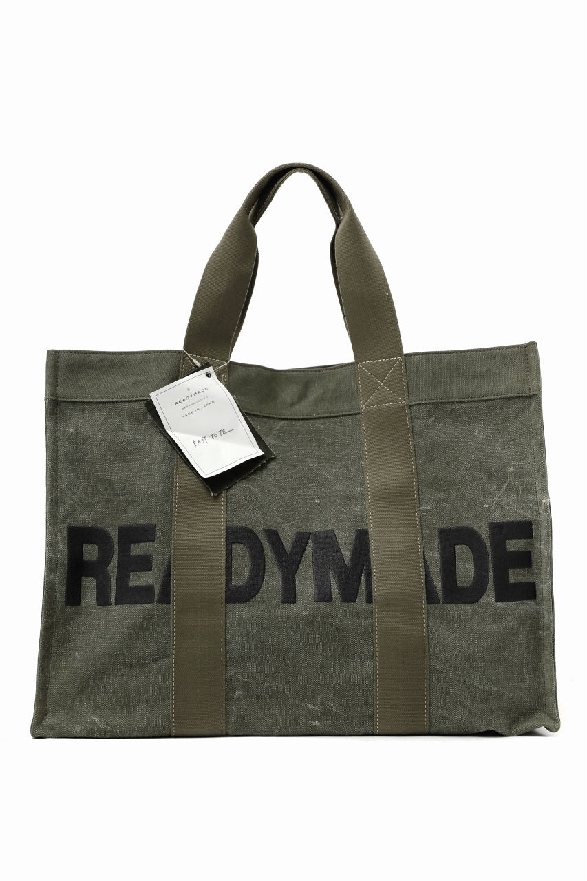 READYMADE EASY TOTE BAG LARGE (KHAKI #A)