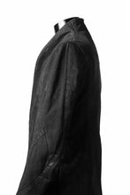 画像をギャラリービューアに読み込む, A.F ARTEFACT SHAWL COLLAR JACKET / SWITCH DENIM FABRIC (COATED BLACK)