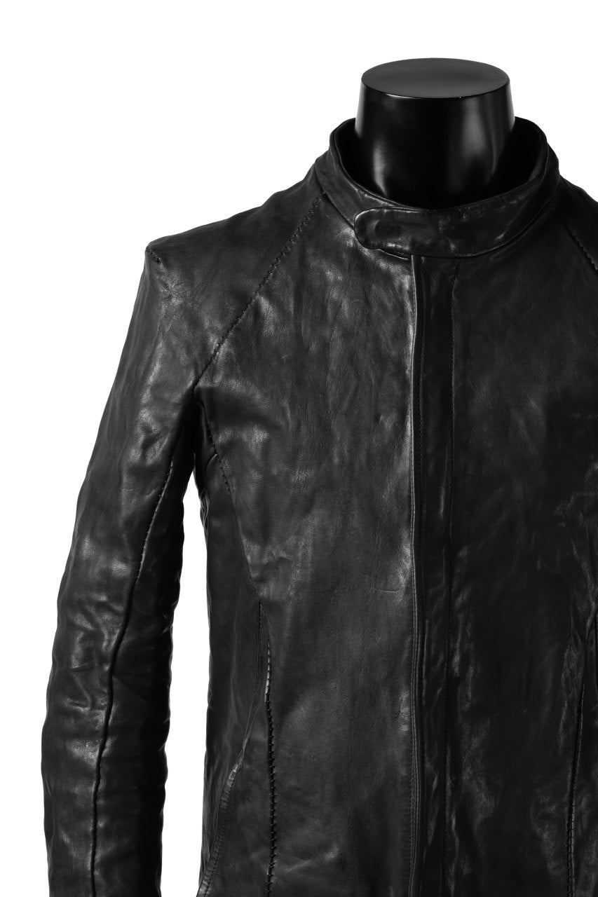 Load image into Gallery viewer, incarnation exclusive SINGLE ZIP JACKET / HORSE FULL GRAIN (BLACK EDITION)