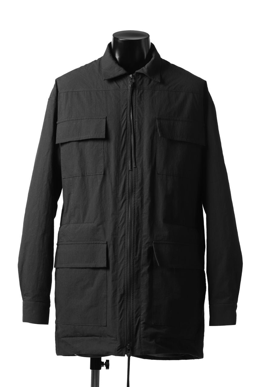 A.F ARTEFACT MILITARY SWING TOP BLOUSON / WATER REPELLENT+BOA LINER (BLACK)