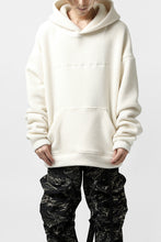 画像をギャラリービューアに読み込む, A.F ARTEFACT &quot;FLUFFY&quot; EMBROIDERED HOODIE / BomberFLEECE (IVORY)