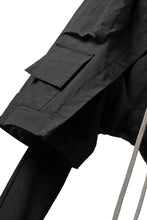 Load image into Gallery viewer, A.F ARTEFACT MILITARY SAROUEL PANTS / MULTI-COMBINATION (REACTIVE DYED BLACK)