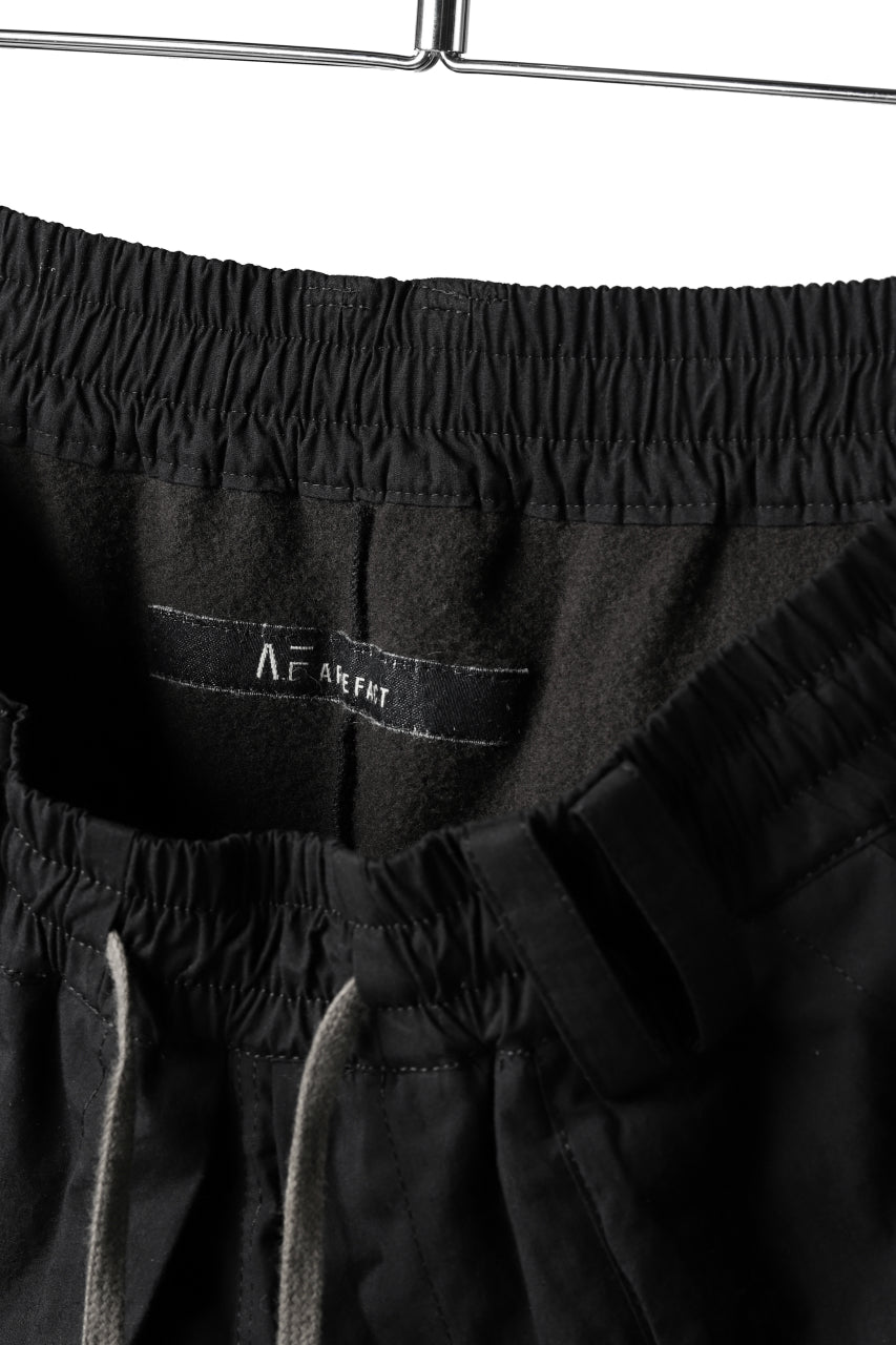 A.F ARTEFACT MILITARY SAROUEL PANTS / MULTI-COMBINATION (REACTIVE DYED BLACK)