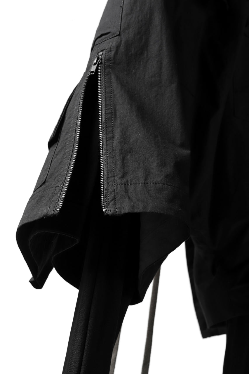 Load image into Gallery viewer, A.F ARTEFACT MILITARY SAROUEL PANTS / MULTI-COMBINATION (REACTIVE DYED BLACK)