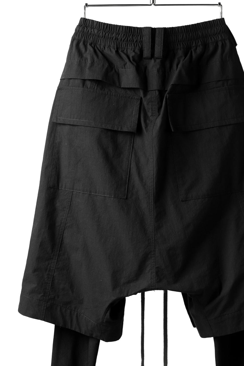 A.F ARTEFACT MILITARY SAROUEL PANTS / MULTI-COMBINATION (REACTIVE DYED BLACK)