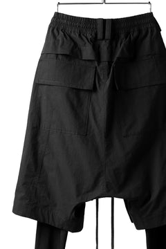 Load image into Gallery viewer, A.F ARTEFACT MILITARY SAROUEL PANTS / MULTI-COMBINATION (REACTIVE DYED BLACK)