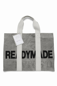 Load image into Gallery viewer, READYMADE EASY TOTE BAG LARGE (WHITE #B)