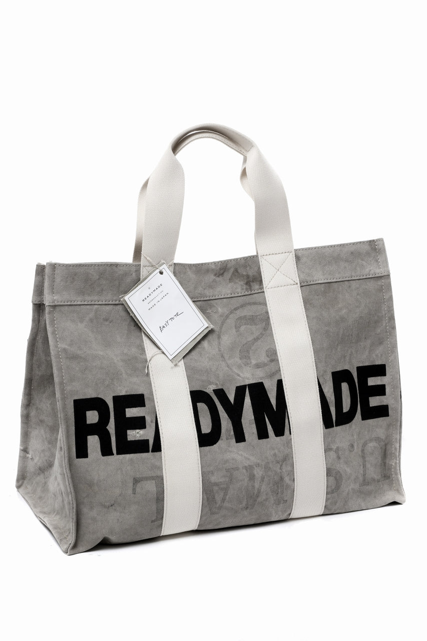 READYMADE EASY TOTE BAG LARGE (WHITE #B)