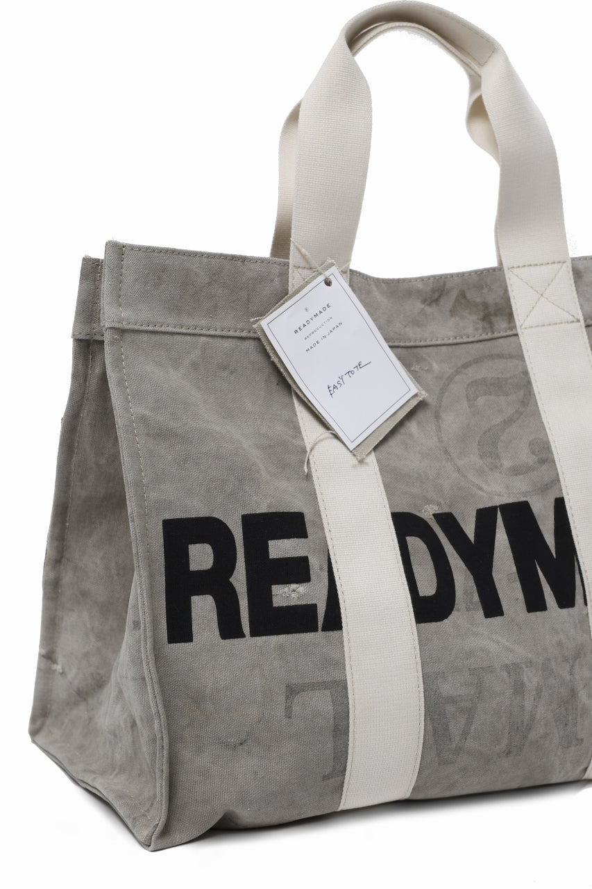 READYMADE EASY TOTE BAG LARGE (WHITE #B)