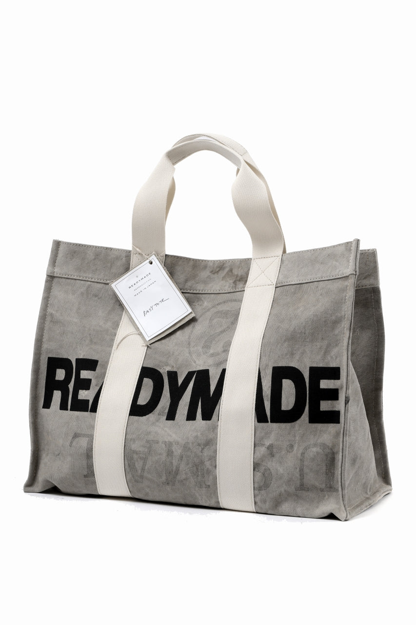 READYMADE EASY TOTE BAG LARGE (WHITE #B)