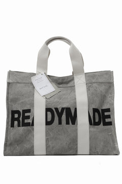 Load image into Gallery viewer, READYMADE EASY TOTE BAG LARGE (WHITE #C)