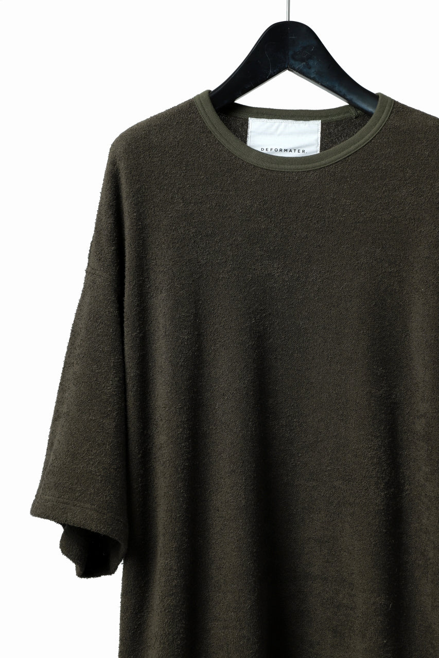 DEFORMATER.® OVER SIZED TOPS / DOUBLE SIDED SOFT PILE (KHAKI)