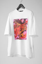 Load image into Gallery viewer, ALMOSTBLACK OVERSIZED PRINT T-SHIRT (WHITE)
