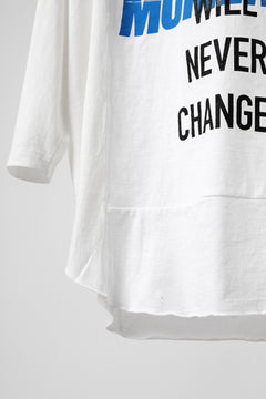 Load image into Gallery viewer, CHANGES VINTAGE REMAKE MULTI PANEL THREE-QUARTER SLEEVE TEE (WHITE #C)