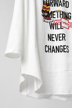 画像をギャラリービューアに読み込む, CHANGES VINTAGE REMAKE MULTI PANEL THREE-QUARTER SLEEVE TEE (WHITE #A)