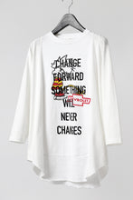 画像をギャラリービューアに読み込む, CHANGES VINTAGE REMAKE MULTI PANEL THREE-QUARTER SLEEVE TEE (WHITE #A)