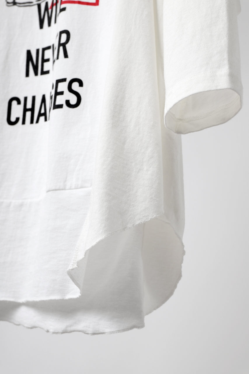 画像をギャラリービューアに読み込む, CHANGES VINTAGE REMAKE MULTI PANEL THREE-QUARTER SLEEVE TEE (WHITE #A)