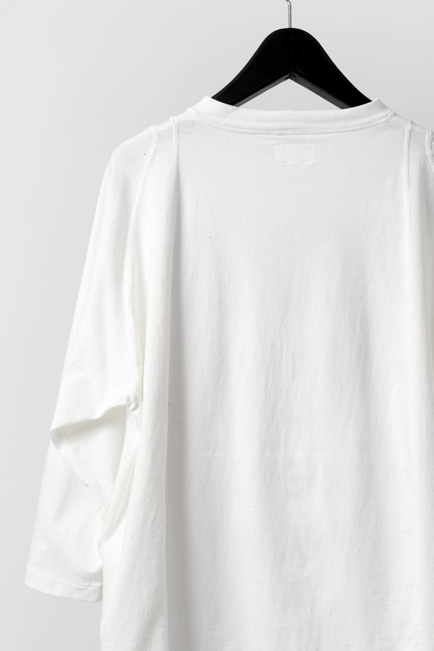 画像をギャラリービューアに読み込む, CHANGES VINTAGE REMAKE MULTI PANEL THREE-QUARTER SLEEVE TEE (WHITE #A)