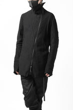 Load image into Gallery viewer, LEON EMANUEL BLANCK exclusive DISTORTION STRAIGHT JACKET / COLI CANVAS (BLACK)