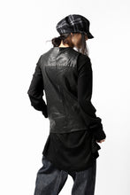 画像をギャラリービューアに読み込む, incarnation HORSE LEATHER 4-BUTTON VEST / OBJECT DYED (BLACK)