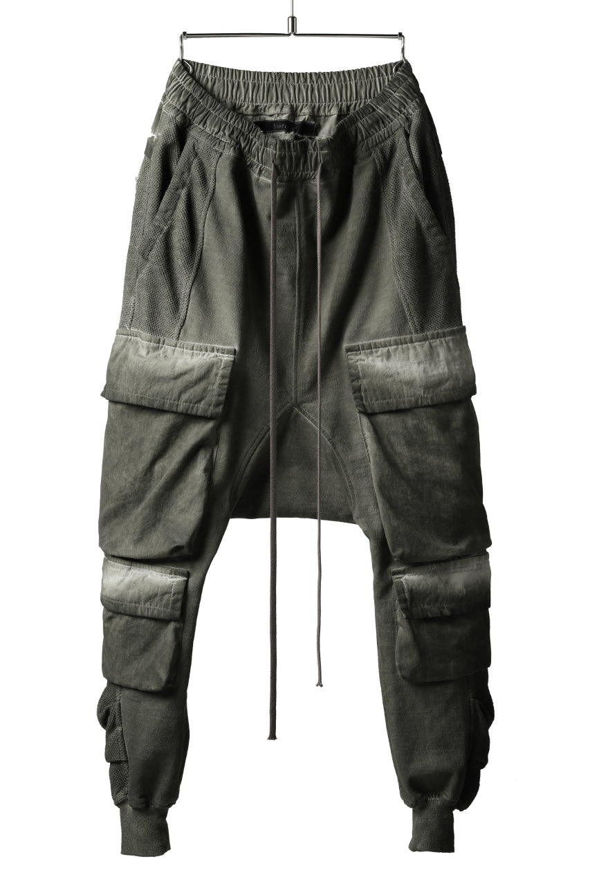 A.F ARTEFACT MILITARY SAROUEL PANTS / MULTI-COMBINATION (COLD DYED KHAKI)