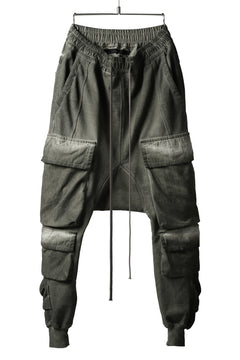 画像をギャラリービューアに読み込む, A.F ARTEFACT MILITARY SAROUEL PANTS / MULTI-COMBINATION (COLD DYED KHAKI)