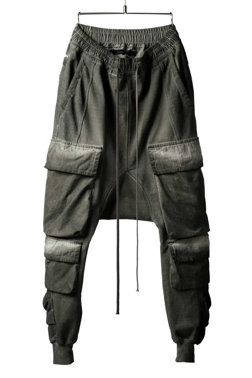 A.F ARTEFACT MILITARY SAROUEL PANTS / MULTI-COMBINATION (COLD DYED KHAKI)