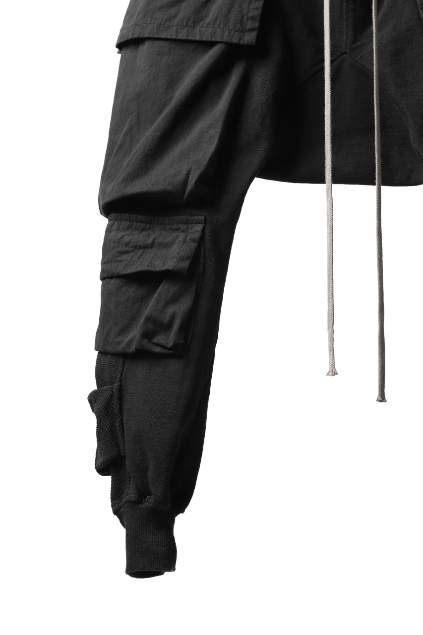 画像をギャラリービューアに読み込む, A.F ARTEFACT MILITARY SAROUEL PANTS / MULTI-COMBINATION (REACTIVE DYED BLACK)