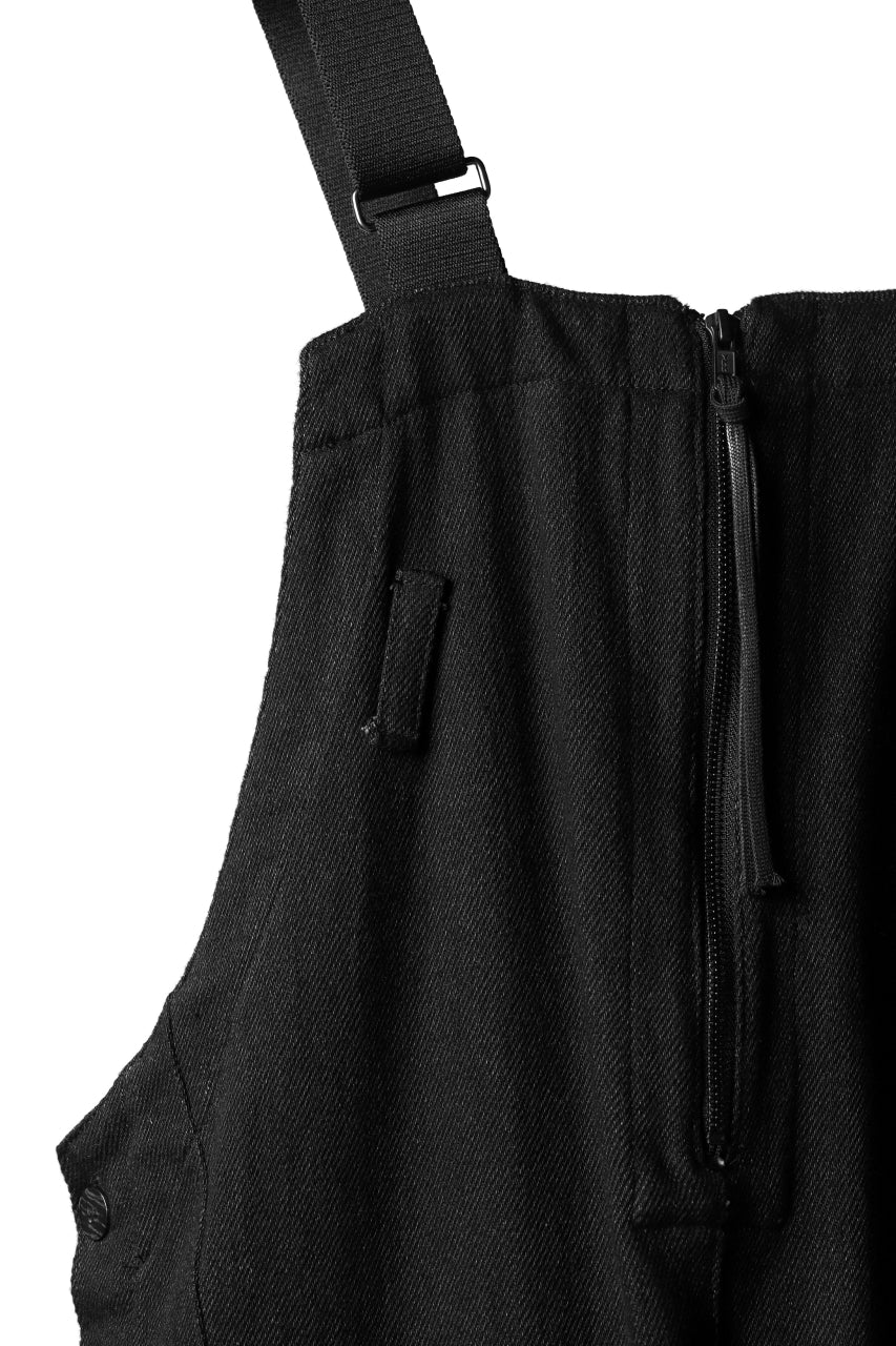 A.F ARTEFACT OVERALLS / COMBINATION DENIM (ALL BLACK)