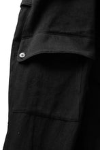 画像をギャラリービューアに読み込む, A.F ARTEFACT OVERALLS / COMBINATION DENIM (ALL BLACK)