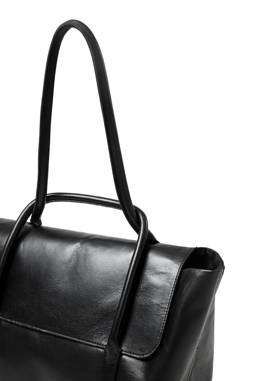 画像をギャラリービューアに読み込む, ierib ONE SHOULDER BOSTON BAG #2 / smooth horse leather (BLACK)