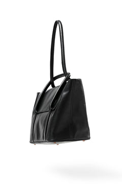 画像をギャラリービューアに読み込む, ierib ONE SHOULDER BOSTON BAG #2 / smooth horse leather (BLACK)