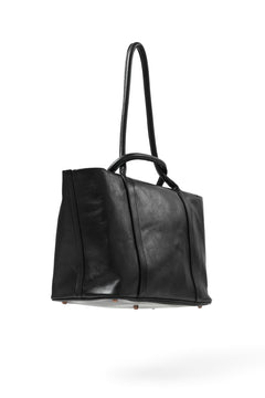 画像をギャラリービューアに読み込む, ierib ONE SHOULDER BOSTON BAG #2 / smooth horse leather (BLACK)