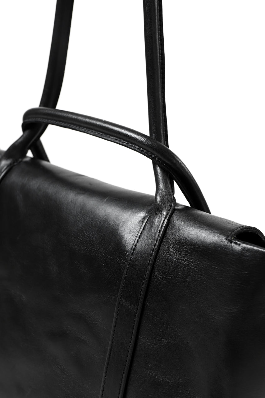 画像をギャラリービューアに読み込む, ierib ONE SHOULDER BOSTON BAG #2 / smooth horse leather (BLACK)