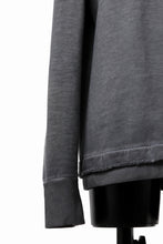 画像をギャラリービューアに読み込む, daub DYEING SWEAT PULLOVER / BRUSHED BACK TERRY FLEECE (GREY)