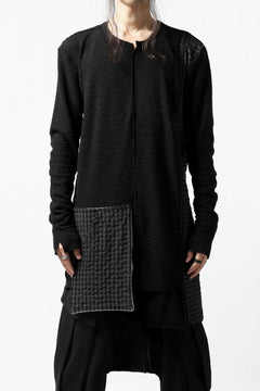 画像をギャラリービューアに読み込む, A.F ARTEFACT exclusive MULITI COMBINED PULLOVER (BLACK×CHECK)