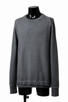 画像をギャラリービューアに読み込む, daub DYEING SWEAT PULLOVER / BRUSHED BACK TERRY FLEECE (GREY)