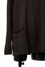 画像をギャラリービューアに読み込む, KLASICA DOZE SIDE POCKET WIDE BODY PULL / JACQUARD KNIT JERSEY (DARK OLIVE)