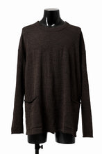 画像をギャラリービューアに読み込む, KLASICA DOZE SIDE POCKET WIDE BODY PULL / JACQUARD KNIT JERSEY (DARK OLIVE)