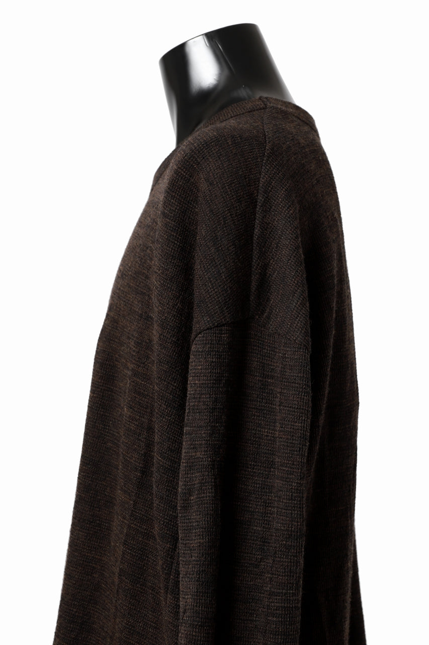 画像をギャラリービューアに読み込む, KLASICA DOZE SIDE POCKET WIDE BODY PULL / JACQUARD KNIT JERSEY (DARK OLIVE)