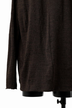 画像をギャラリービューアに読み込む, KLASICA DOZE SIDE POCKET WIDE BODY PULL / JACQUARD KNIT JERSEY (DARK OLIVE)