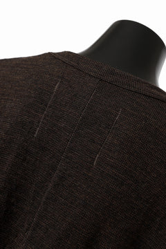 画像をギャラリービューアに読み込む, KLASICA DOZE SIDE POCKET WIDE BODY PULL / JACQUARD KNIT JERSEY (DARK OLIVE)