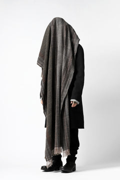 Load image into Gallery viewer, blackcrow stole wo/ny woven (GREY CHECK)