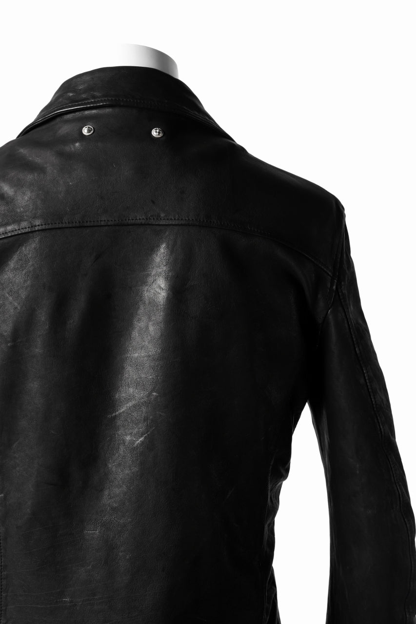 BACKLASH THE LINE DOUBLE BREASTED JACKET / ITALY CALF